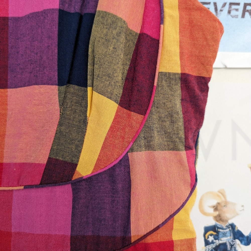 Isobel Dress in Jaipur Plaid Emily and Fin - Picture 5 of 5